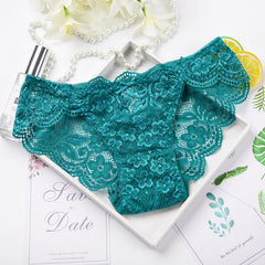 Lace Sexy Transparent Breathable Low Waist Briefs