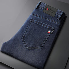 Men's 2024 Business Casual Straight Cotton Jeans