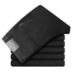 Men's Casual Stretch Winter Thick Jeans