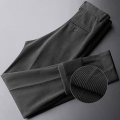 2024 Men's Sanded Anti-wrinkle New Business Corduroy Warm Casual Pants