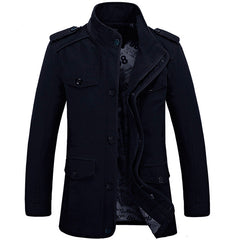 Men's Casual Large Size Cotton Windbreaker