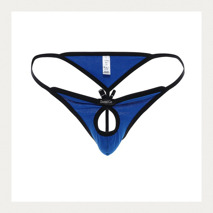 Front center opening fashion thong