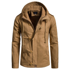 Men's Hooded Cotton Jacket