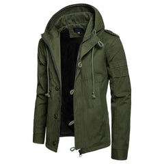Men's Hooded Cotton Jacket