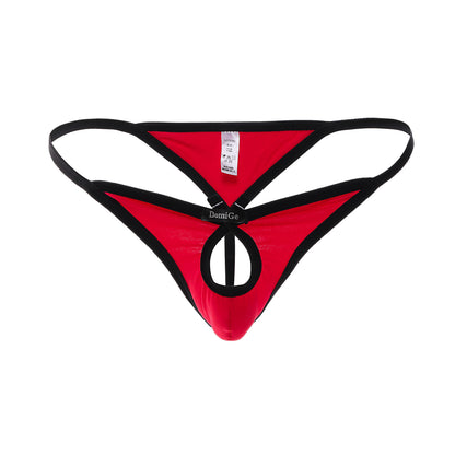 Front center opening fashion thong