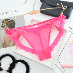 Sexy Lace Mesh Transparent Briefs