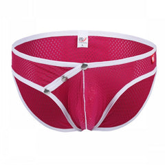 Men's Sexy Iron Buckle Low Waist Briefs