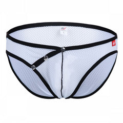 Men's Sexy Iron Buckle Low Waist Briefs