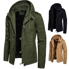 Men's Hooded Cotton Jacket