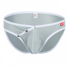 Men's Sexy Iron Buckle Low Waist Briefs