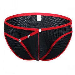 Men's Sexy Iron Buckle Low Waist Briefs