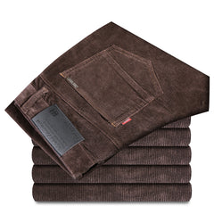 Men's Slim Corduroy Casual Pants