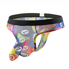 Sexy printed low waist translucent panties