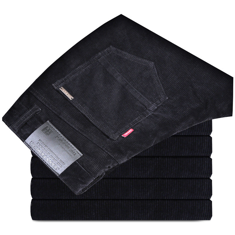 Men's Slim Corduroy Casual Pants