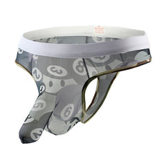 Sexy printed low waist translucent panties