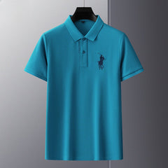 New Fashionable Cotton Embroidered Lapel POLO