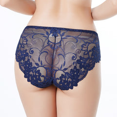 Full lace low waist sexy mesh breathable panties