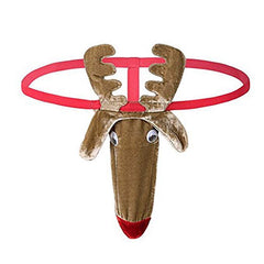 Men's Sexy Elk Party Funny Sexy Panties
