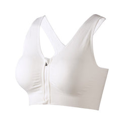 Zip Front Wireless Bra