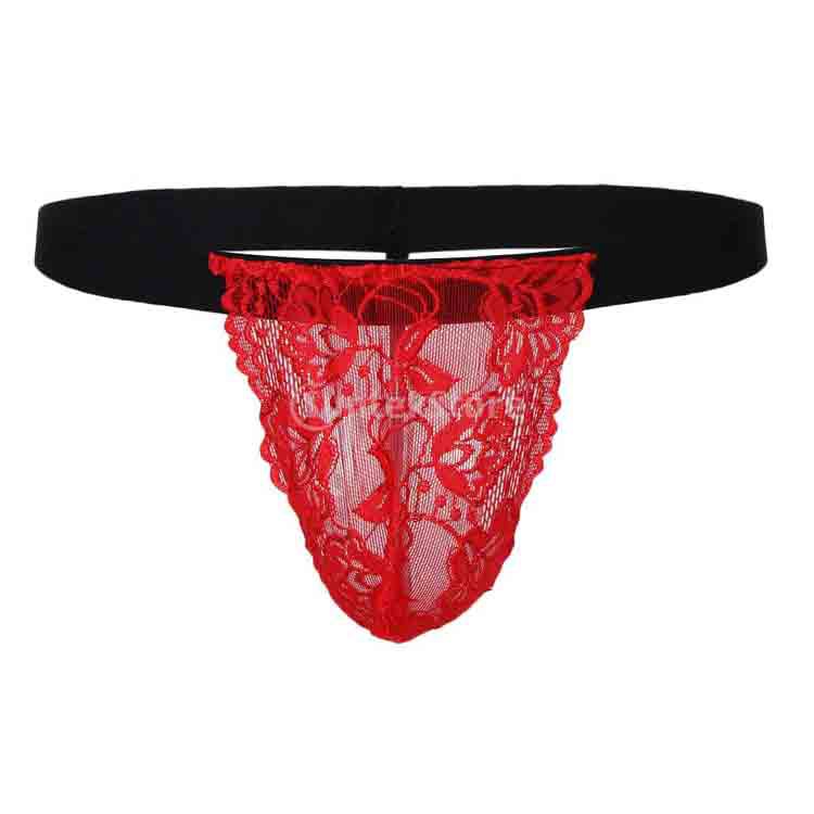 New men's lace transparent underwear