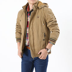 Men's Winter Warm Pure Cotton Plus Velvet Thickened Large Size Loose Cotton Jacket