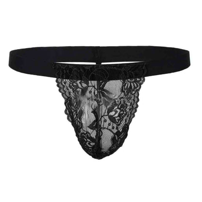 New men's lace transparent underwear