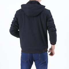 Men's Winter Warm Pure Cotton Plus Velvet Thickened Large Size Loose Cotton Jacket