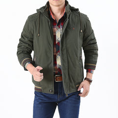 Men's Winter Warm Pure Cotton Plus Velvet Thickened Large Size Loose Cotton Jacket