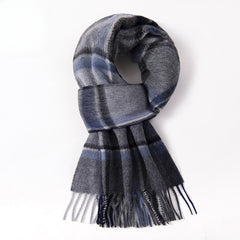 Men's 100% wool scarf