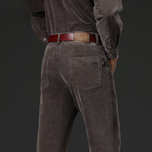 Straight-leg casual loose elastic solid color fashionable casual pants