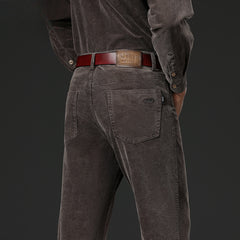 Straight-leg casual loose elastic solid color fashionable casual pants