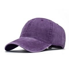 Men's Pure Cotton Patchwork Baseball Cap