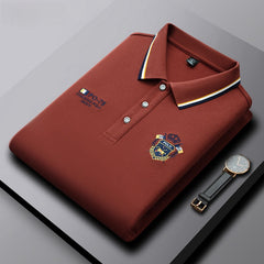 Men's Embroidered Casual Business Fashion Polo Shirt