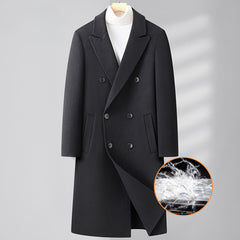 Men's Double Breasted Double Face Wool Coat