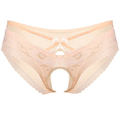 Men's see-through mesh tie-up crotchless underwear - Men's Fashion