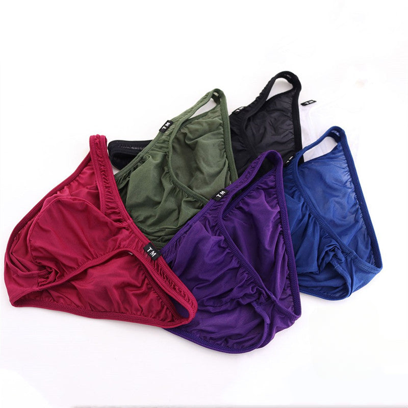 New Men's Fashion Sexy Breathable Low Rise Briefs