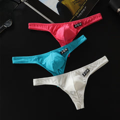 Men's Low Rise Sexy Cotton Breathable Thong