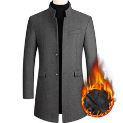 Men's Winter Slim Woolen Coat