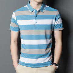 100% Cotton Casual Lapel Polo Shirt