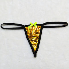 Sexy Patent Leather Thong