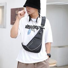 Men's Casual Commuter Crossbody Chest Bag