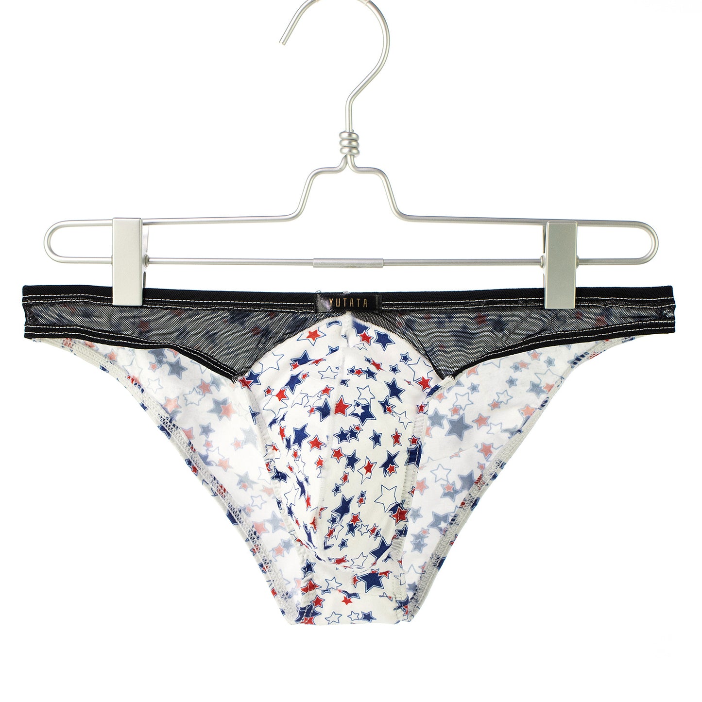 Printed breathable milk silk low waist panties