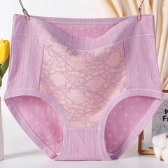 Oversized Cotton High Waist Panties