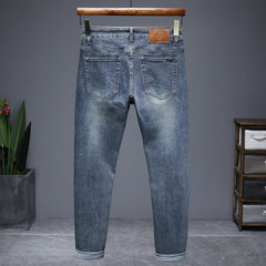 Men's All-match Stretch Slim Fit Wrinkle-resistant Straight Jeans