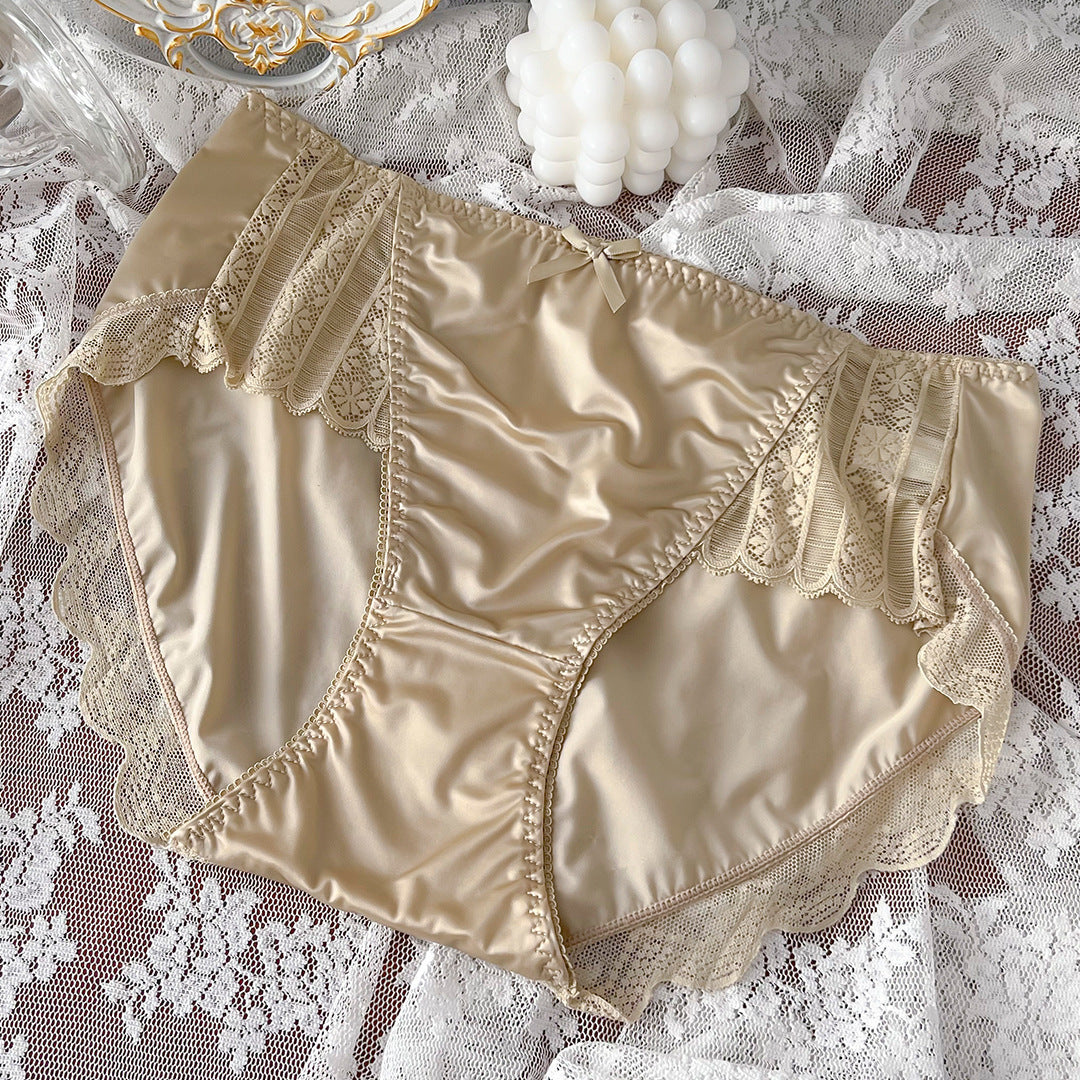 High-end Satin Breathable Sexy and Comfortable Large Size Briefs