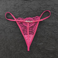 Lace Strap Sexy Low Rise Thong