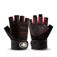 Half-finger outdoor cycling training non-slip and resistant gloves
