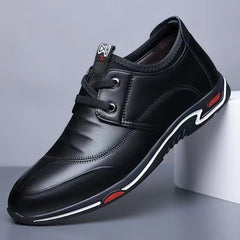 Neue lässige, atmungsaktive Lederschuhe