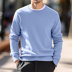 2024 New Men's Round Neck Knitted Sweater