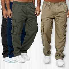 Men's Casual Multi-pocket Loose Straight Overalls